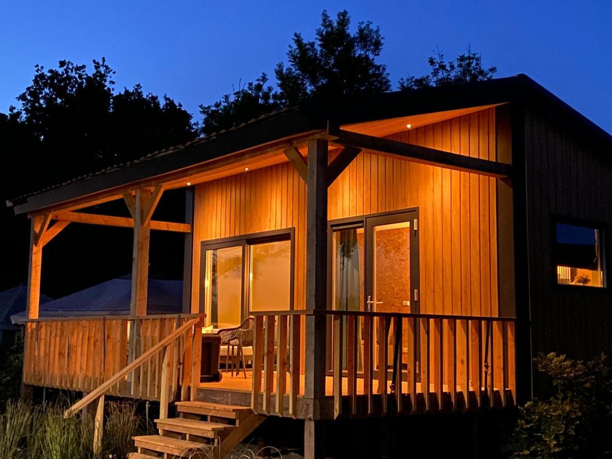 Camping Kleine Belterwijde, Wiede Lodge Met Uitzicht Over Het Water Exterior photo